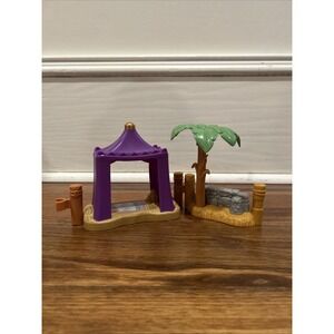 Fisher Price Little People Wiseman Purple Tent And Palm Tree Christmas Nativity